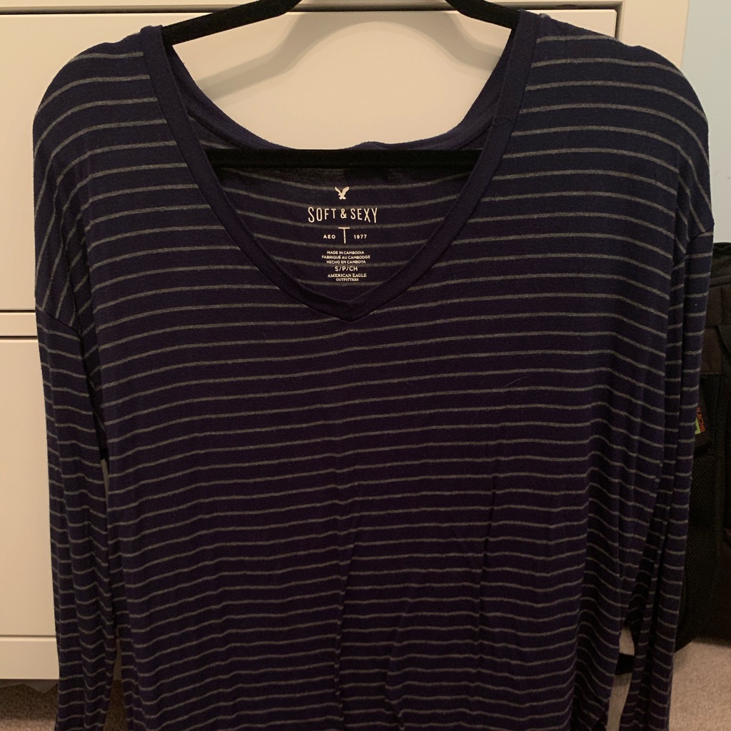 American Eagle Soft And Sexy Striped Top
